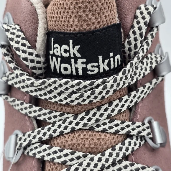 NWT Jack Wolfskin Women's Terraventure Urban Mid W Hiking Shoes, Rose/White, 5.5 - Picture 3 of 16